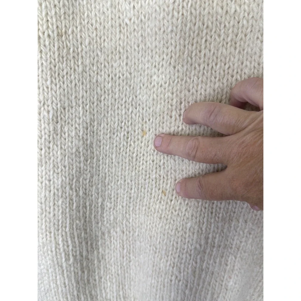 Vintage J. Crew Oarsman Chunky Wool Sweater Mens Medium Crewneck